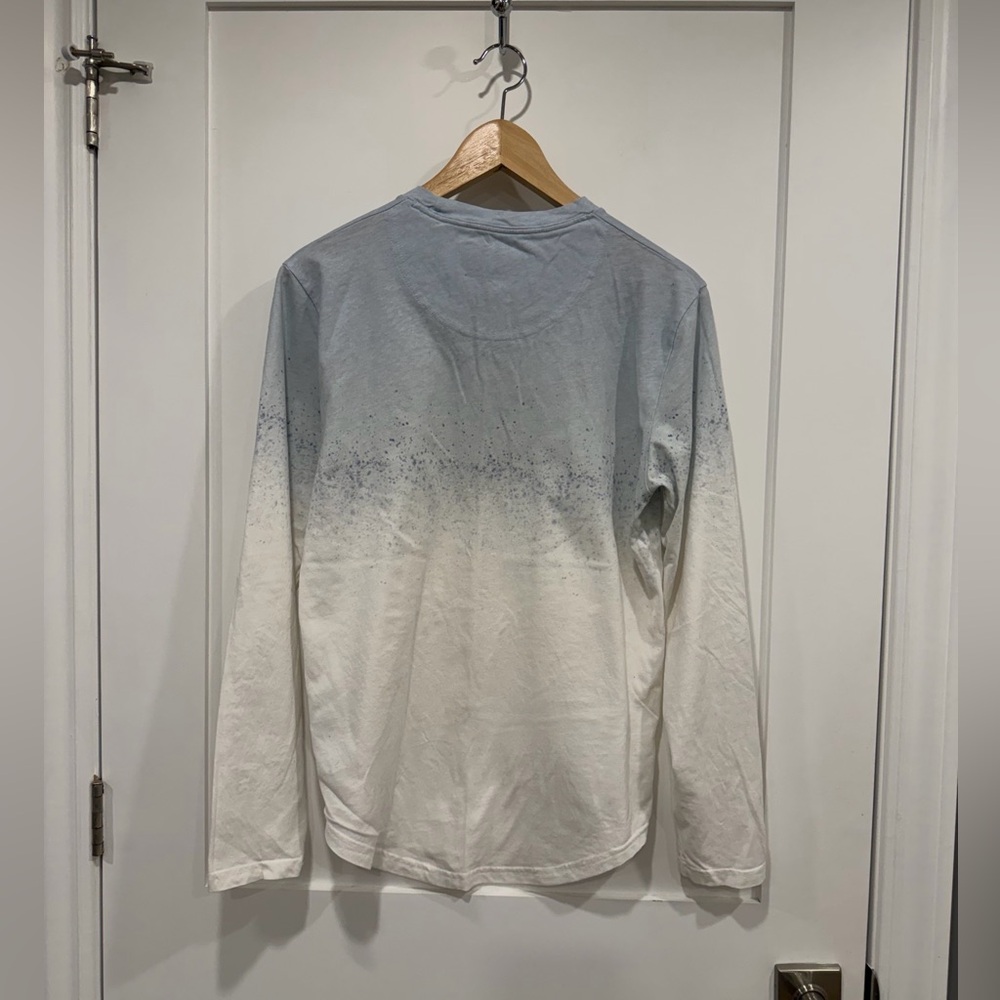 Abercrombie & Fitch Blue and White Long Sleeve Tee - Picture 11 of 12